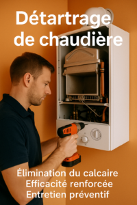 Détartrage de chaudière